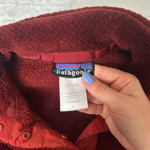 Patagonia pullover dark red size small - Picture 3 of 6